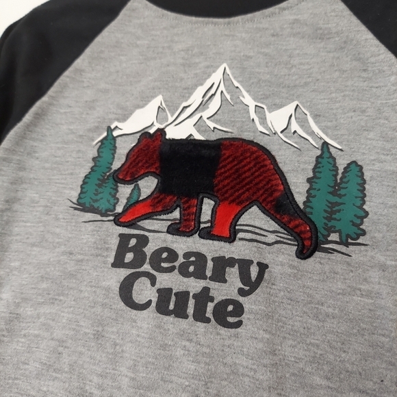 NWT Unisex Childs Holiday #FAMJAMS Beary Cute Bear Tee Size 2T/3T - Picture 3 of 11